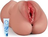 Masturbieren für Männer,3 in 1Taschenmuschi Masturbator für Männer Realistische Pocket Pussy Sexy Doppelkanal...