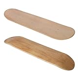 Skate-Deck 2er-Pack Blank Skateboard Decks Ahorn Skateboard Decks Maple Wood 7-lagiges hochelastisches Long Board...