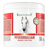 Kräuterhof® Pferdebalsam Wärmend & Extra Stark – Wärmendes Massagegel Für Müde Muskeln & Gelenke Mit...