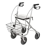 Drive Medical Rollator MIGO 2G leichter und schmaler Standard-Rollator mit breiten Reifen für Innen- und...