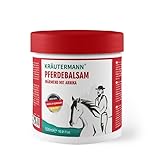 Kräutermann® Pferdebalsam wärmend mit Arnika 500ml - Massagegel für müde Muskeln & Gelenke